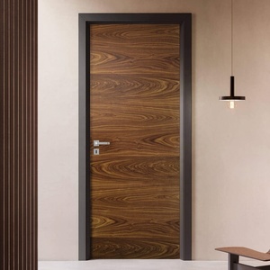 Porte intérieure en bois massif BASEN, prévention des incendies, pour appartement et villa, personnalisable, fabrication Guangdong - Product Image 2