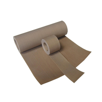 Rouleau de tissu PTFE ignifuge haute température, tissu en fibre de verre enduit de PTFE