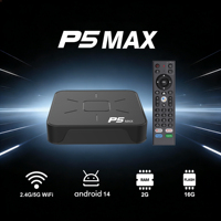 Harga Grosir P5 MAX Android 14 Smart TV Box 2GB RAM 16GB ROM Remote Suara BT 4K Set Top Box