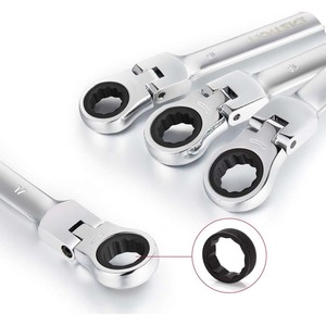 Chất Lượng Cao Cấp Công Nghiệp 16Mm 72 Răng Ratchet Đa Chức Năng Phần Cứng Tay Spanners Kết Hợp Cờ Lê Công Cụ - Product Image 1