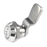 Loquet de compression à quart de tour en acier inoxydable de qualité supérieure, IP65, antirouille, pour machines extérieures, serrure de panneau de porte en acier