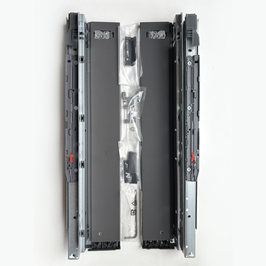 Boîte à tiroirs fine en métal moderne Bailong, fermeture douce, glissières à extension complète pour chambre à coucher, appartement, salle de bain, salon - Product Image 1