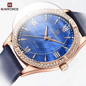 Montre à quartz pour femme, nouvelle collection, en cuir véritable de luxe, multi-couleurs, multifonction, prix bas, livraison directe - Product Image 3