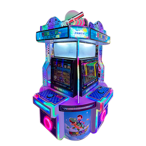 Máy chơi game Arcade hoạt động bằng đồng xu 4 người dành cho trẻ em 6 năm + Giải trí video viên nang bóng & đồ chơi đấm bốc với trao đổi vé - Product Image 6