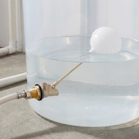 Vanne flottante en laiton moulé 1/2'' pour contrôle automatique du niveau d'eau, réservoir, chaudière, filetage G, OEM, garantie 5 ans, modèle D7203