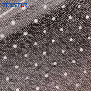 100% पॉलिएस्टर उच्च गुणवत्ता स्विस पोल्का डॉट आते पैटर्न मुद्रित tulle मेष कपड़े के लिए पोशाक - Product Image 2