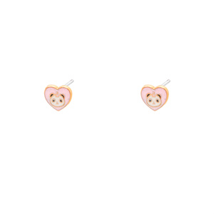 Pendientes de Acero Inoxidable de Alta Calidad con Diseño de Castillo de Cuento de Hadas para Niños, Libres de Níquel - Product Image 5