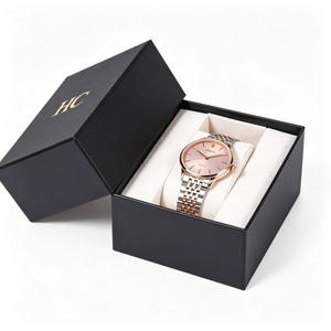 Custom Logo Luxury Watch <b>Box</b> Lid and Base Rigid Paper Packaging <b>Box</b> Professional Watch Gift <b>Box</b> OEM ODM Manufacturer - Product Image 3