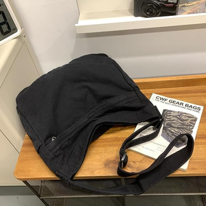 Custom Printed Colored Strap <strong>Canvas</strong> Tote Shoulder Bag with Front Pocket for USA <strong>UK</strong> Australia for Beach Work Shopping Travel ISO - Product Image 4