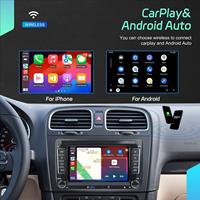 Autoradio 7'' pour Volkswagen Skoda, autoradio spécial avec Carplay intégré, navigation, image de recul, tout en un