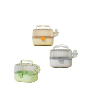 Jaula portátil para hámster, caja de viaje, diseño cuadrado transparente para mascotas pequeñas, uso en exteriores - Product Image 5