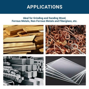 Disco Abrasivo in Fibra di Ossido di Alluminio UWIN 7 Pollici 180mm P36/60/80/120 per Smerigliatrice Angolare OEM per Grandi Aree di Metalli Ferrosi - Product Image 3