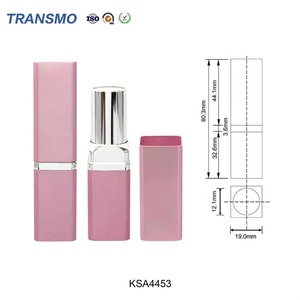 Lápiz Labial al por Mayor con Empaque Rosa, Tubo de Bálsamo Labial Recargable, Estuche de Lápiz Labial con Logotipo en los Lápices Labiales - Product Image 2