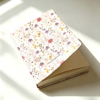 Carnet A5 à couverture rigide, motif floral personnalisé, journal, carnet de notes quotidien, cadeau