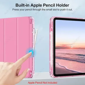 เคส10th 11TH 12th สำหรับ iPad <span class=keywords><strong>A16</strong></span> A19พร้อมที่ใส่ดินสอระยิบระยับฝาครอบสำหรับ iPad 10.2 10.5 Air 4 5-11 M2 M410.9 M3 - Product Image 3