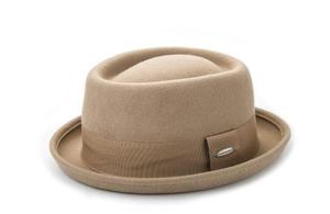 <b>Top</b> Sale New Elegant Vintage Pork Pie Homburg Fedora Hat Europe 100% Wool Character Casual Unisex - Product Image 4