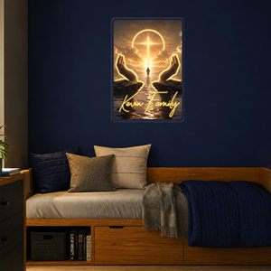 Letrero de Neón Cristiano Personalizado para Sala de Estar, Oficina <span class=keywords><strong>en</strong></span> Casa, Bar, Garaje, Club, Pantalla Electrónica - Product Image 2