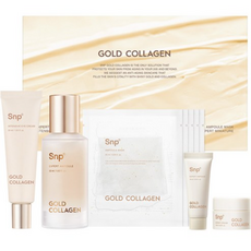 S & N Gold Collagen Special Care Set Ingredientes veganos Retinol Vitamina C Función del acné corporal 5 piezas ODM/OEM Uso en el hogar Cuidado DE LA PIEL - Product Image 1