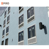 Fenêtre fixe en aluminium avec persienne Projet commercial d'appartement d'hôtel APRO