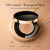 Fond de Teint Luxe Personnalisé Effet Coussin d'Air, Correcteur Nourrissant, Crème BB/CC, Marque Privée, Anti-Taches, Imperméable, Contrôle du Sébum