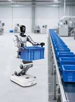 Plataforma Robótica Móvil Inteligente Incorporada Ti5robot T230C, Robot Humanoide con Ruedas de 23 Grados de Libertad, Sistema de Visión 3D con Caja de Engranajes de Motor