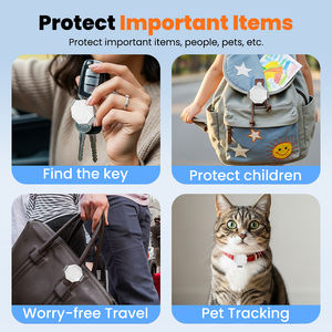 LEDライトアップMFi認定タグを見つけるスマートキーファインダーエアロケーターウォレット荷物ペット追跡アンチロストミニトラッカーアップル - Product Image 3