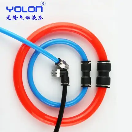 PU Material Pneumatic Air Tube 200 Meters Blue Red Color Polyurethane Air Hose for air compressor