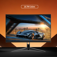 Écran LCD 32 pouces 2K pour jeux, résolution 2560*1440, cadre noir sans bordure, base fixe