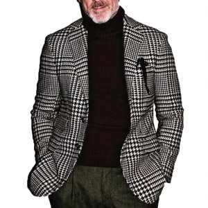 ชุดสูทธุรกิจระบายอากาศกระดุมแถวเดียวลำลองลำลองทรงสลิมฟิตสำหรับผู้ชายฤดูใบไม้ร่วงแจ็คเก็ตแขนยาวแบบทางการ - Product Image 3