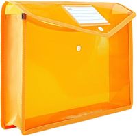 Organisateur de documents de portefeuille de fichiers extensible d'enveloppe A5 étanche avec fermeture à pression et pochette de fichiers de poche d'étiquettes