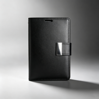 Étui de téléphone en cuir Goosepry Original Rich Diary Wallet pour iPhone Duo avec de nombreux porte-cartes, couverture magnétique de luxe