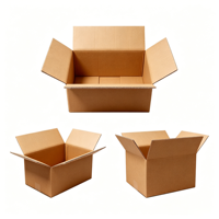 Boîte d'emballage en carton, impression quadricolore, taille personnalisée, carton d'expédition, boîte d'emballage industrielle robuste pour la livraison et la marque