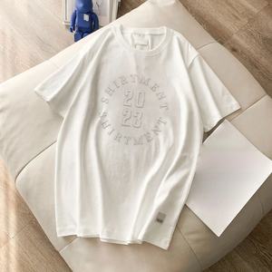 Unisexe 3d personnalisé surdimensionné décontracté été vierge poids lourd hommes ajusté t-shirt coton élasthanne Slim Fit t-shirts gaufré - Product Image 2