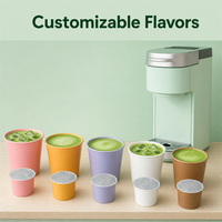 Capsules d'Espresso Matcha Crémeuses et Moussantes, Dosettes de Latte au Thé Vert Lisse, Machine à Café Monodose, Prix Usine