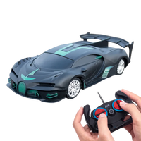 Escala 1:18 2,4G Niños Radio Control Racing RC Car Cable USB Incluido Simulación de deriva de luz con 6 CANALES