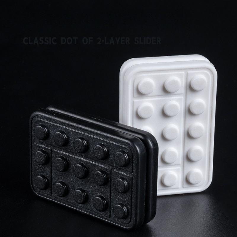 Pressure relief push card-2 layers-black