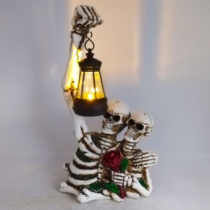 Bộ Xương kinh dị năng lượng mặt trời vườn ánh sáng sọ giữ đèn lồng đồ trang trí vườn ngày của người chết trang trí ngày Lễ Halloween Nguồn cung cấp - Product Image 4