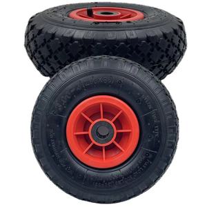 <span class=keywords><strong>Roue</strong></span> personnalisée d'usine de <span class=keywords><strong>roue</strong></span> de pneu en caoutchouc <span class=keywords><strong>gonflable</strong></span> pneumatique de 10 pouces 10*3.00-4 - Product Image 1