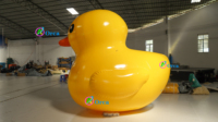Canard gonflable publicitaire extérieur sur mesure en PVC, étanche et hermétique, canard jaune gonflable flottant, leurre gonflable étanche
