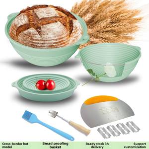 Panier de Fermentation Ovale Pliable en Silicone de Qualité Alimentaire, Meilleures Ventes, Kit de Démarrage <span class=keywords><strong>pour</strong></span> Pains au <span class=keywords><strong>Levain</strong></span> - Product Image 6