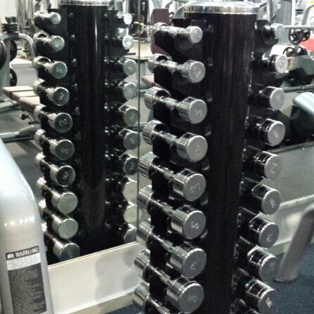 Прочная хромированная гантели из стали для тренажерного зала, бодибилдинга, аксессуары для спортзала, гантели из хромистой стали