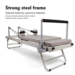 Tempat Tidur <span class=keywords><strong>Pilates</strong></span> Baja Ringan untuk Penggunaan di Rumah, Lipat, dengan Fitur Teleskopik untuk Pembentukan Tubuh dan Penghematan Ruang - Product Image 6
