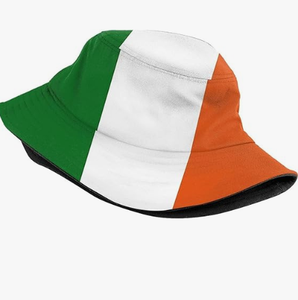 Casquettes promotionnelles en polyester à impression intégrale, chapeau bob drapeau irlandais pour la pêche, cadeau de <span class=keywords><strong>voyage</strong></span> - Product Image 4