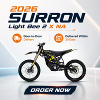 2026 Surron Light Bee 2 X NA Elektrisches Dirt Bike mit Halbfestkörperbatterie für Wüsten- und Geländefahrten