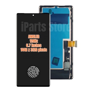 شاشة عرض جديدة بديلة من IParts لهاتف جوجل بيكسل 6 برو 5G طراز GLUOG G8VOU GF5KQ، شاشة AMOLED بمعدل تحديث 120 هرتز مع إطار، تم اختبارها - Product Image 1