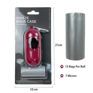 Tùy chỉnh dùng một lần phân hủy sinh học Dog poop Túi Dispenser tùy chỉnh in dùng một lần Dog poop găng tay Amazon