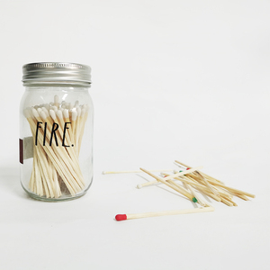 Logo personnalisé en <span class=keywords><strong>bois</strong></span> <span class=keywords><strong>allumettes</strong></span> de sécurité en pot - Product Image 1