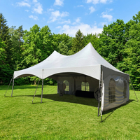 Carpa Profesional para Eventos de Gran Tamaño, 20x30 pies, 20x40 pies, Impermeable, Ignífuga, de PVC, para Negocios de Alquiler Comercial