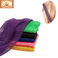 Éponge filet africaine personnalisable avec logo et corde, exfoliant corporel durable et doux, filet africain pour tous types de peau, portable pour le voyage