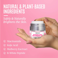 Gel éclaircissant pour zones intimes OEM ODM rose 30ml pour femme, genoux, cou, zone du bikini, intérieur des cuisses, éclaircit et élimine les taches sombres
